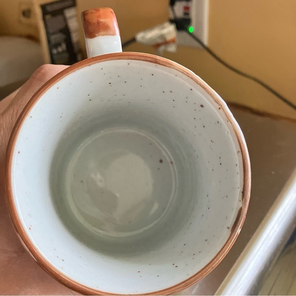 Rare Cowboy Western Niche kitschy Mug Orange Yellow Accents, stoneware coffee - Picture 3 of 5